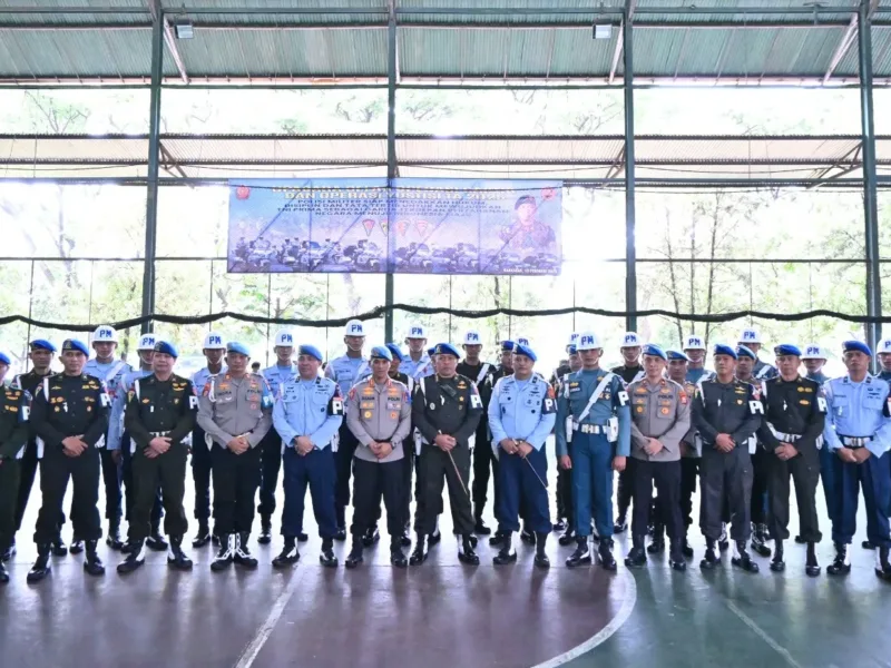 Upacara Pembukaan Operasi Gaktib dan Yustisi TA 2025 Dihadiri Oleh Danpom Koopsud II