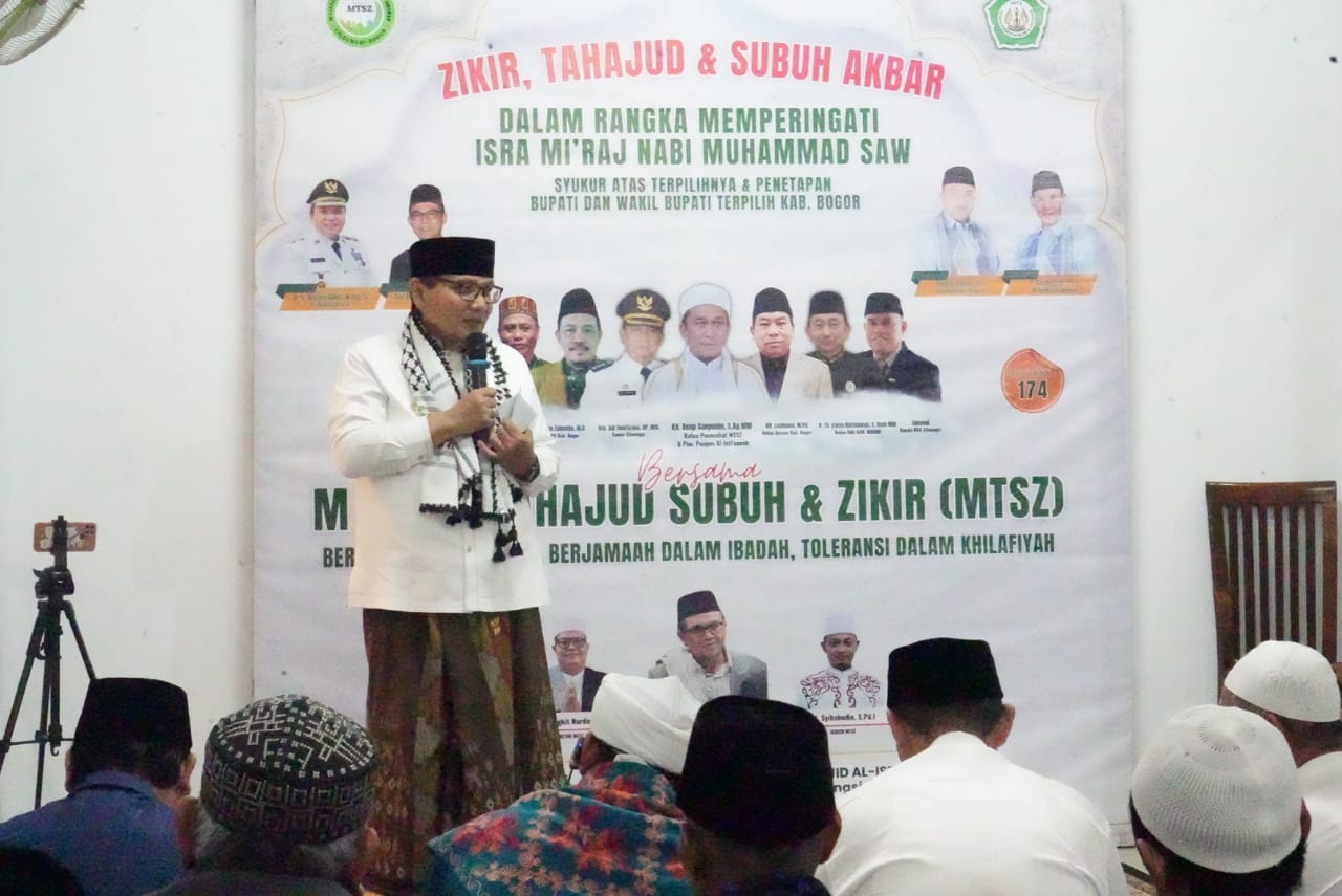 Pj Bupati Bogor Ajak Warga Maknai Isra Miraj dengan Solat Tahajud