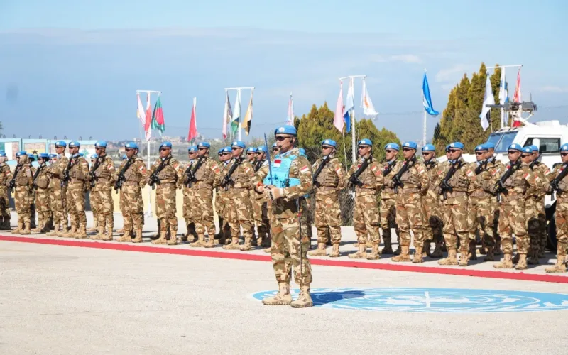 Membanggakan, Satgas Kontingen Garuda TNI UNIFIL Terima Dua Medali Perdamaian