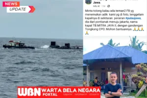 1 Orang Penumpang Kapal TB. Mitra Jaya II Masih Hilang