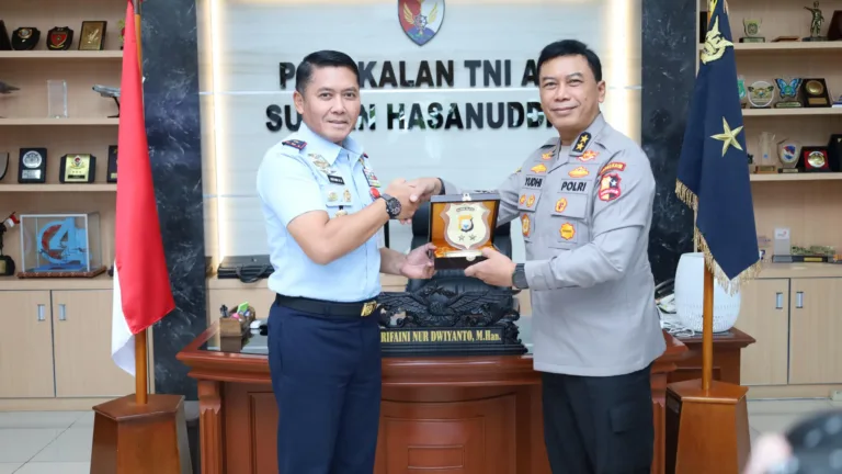 Danlanud Sultan Hasanuddin Terima Kunjungan Irjen Pol Yudhiawan