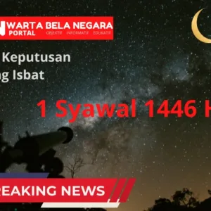 Breaking News:  Hari Raya Idul Fitri 1446 H Jatuh pada Tanggal 31 Maret 2025