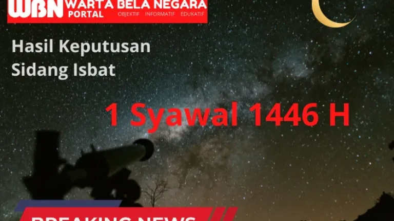 Breaking News:  Hari Raya Idul Fitri 1446 H Jatuh pada Tanggal 31 Maret 2025