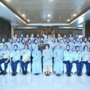 Wara Lanud Sultan Hasanuddin Ikuti Apel Ketum Dharma Pertiwi