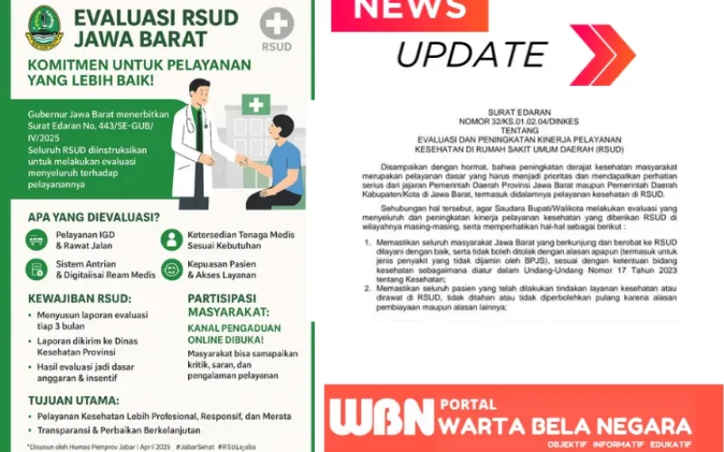 Gubernur Jabar Larang RSUD Tolak dan Tahan Pasien Karena Alasan BPJS