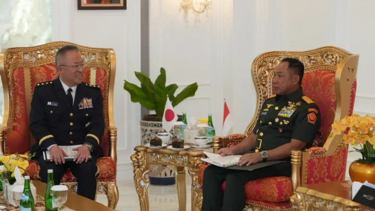 Panglima TNI Terima Courtesy Call Panglima AB Jepang