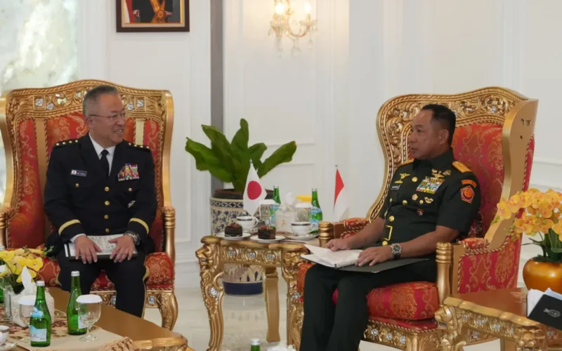 Panglima TNI Terima Courtesy Call Panglima AB Jepang