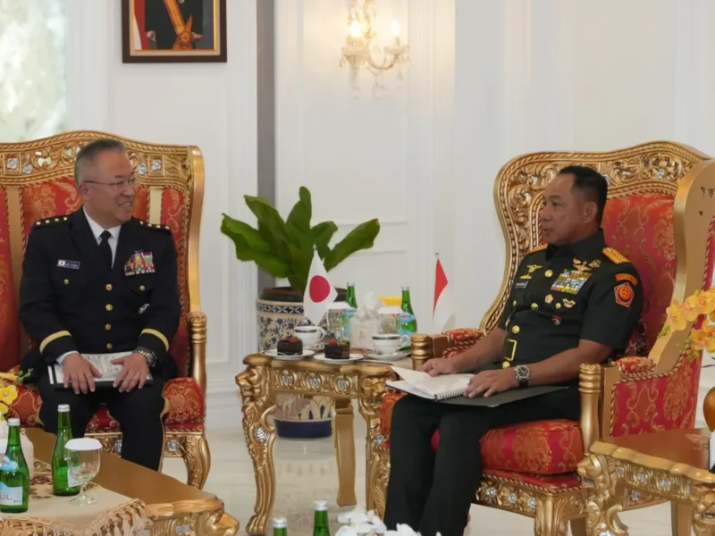 Panglima TNI Terima Courtesy Call Panglima AB Jepang