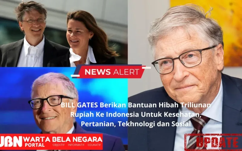 Bill Gates Kucurkan Bantuan Hibah USD 159 Juta untuk Indonesia