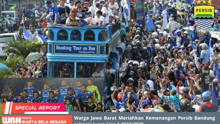 Persib Juara Liga 1 2024/2025, Bandung Diliputi Euforia