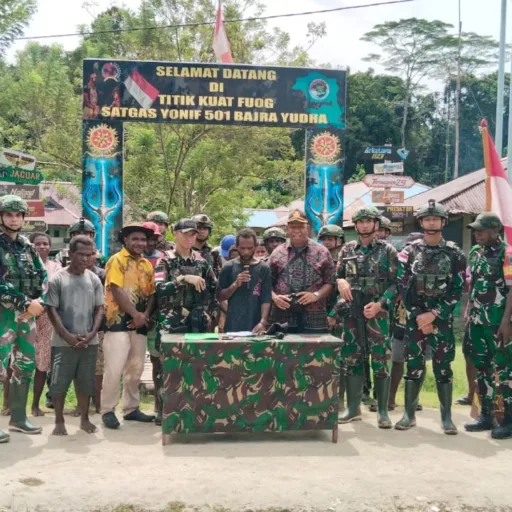 Eks OPM Yeremias Foumair Berikrar Setia Kembal NKRI