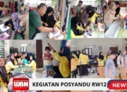 Kades Bojong Baru Hadiri Giat Posyandu RW 12 Perum Puspa Raya