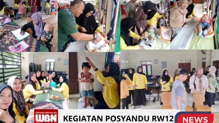 Kades Bojong Baru Hadiri Giat Posyandu RW 12 Perum Puspa Raya