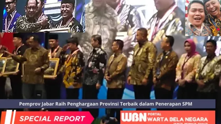 Pemprov Jabar Raih Penghargaan Provinsi Terbaik dalam Penerapan SPM
