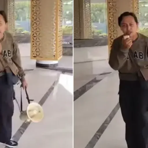 Seorang Ayah Demo di RSUD Karawang Tuntut Keadilan Kematian Bayinya