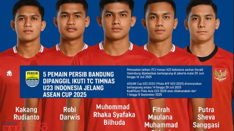 5 Pemain Persib Bandung Dipanggil Timnas U23 Indonesia