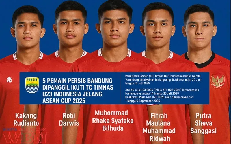 5 Pemain Persib Bandung Dipanggil Timnas U23 Indonesia