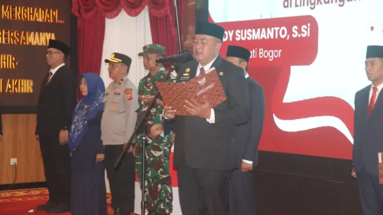Bupati Rudy Susmanto Lantik 25 Pejabat Baru, Tegaskan Percepatan Pembangunan Bogor
