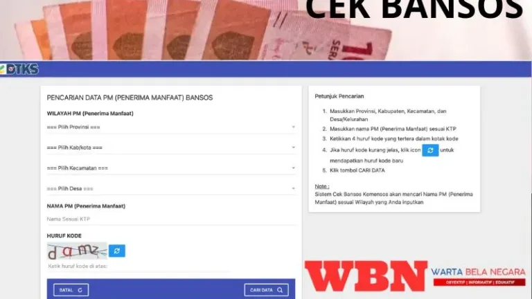 Cek Bansos Hari Ini:  BPNT Tahap 2 Mulai Cair, Linknya Disini