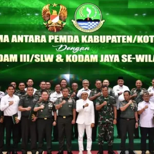 Bupati Bogor Tandatangani Percepatan Pembangunan Dengan Kodam III/Slw