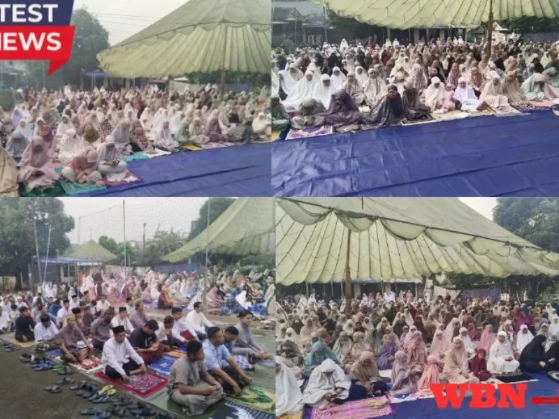 Warga Perumahan TNI Puspa Raya Memperingati Hari Raya Idul Adha 1446 H