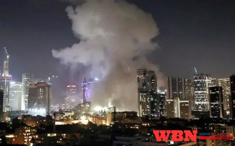Perang Iran vs Israel Memanas: Rudal Balistik Hantam Tel Aviv
