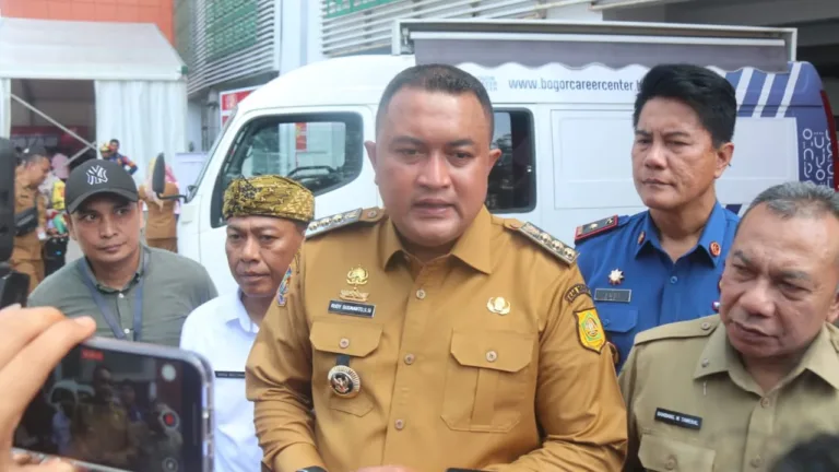 Rudy Susmanto Pantau Langsung Job Fair HJB ke-543 di Cibinong