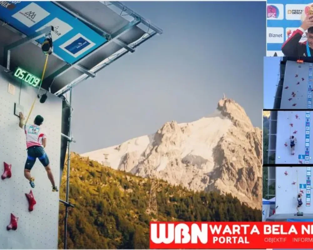 Kiromal Katibin Juara Piala Dunia Panjat Tebing IFSC 2025, Indonesia Cetak Sejarah