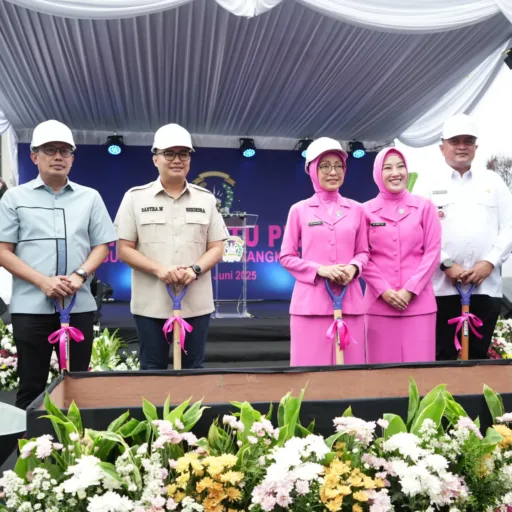 Bupati Bogor Peletakan Batu Pertama Pembangunan Gedung Bhayangkari Kab. Bogor