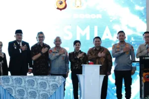 Rudy Susmanto Resmikan Pos Gadog