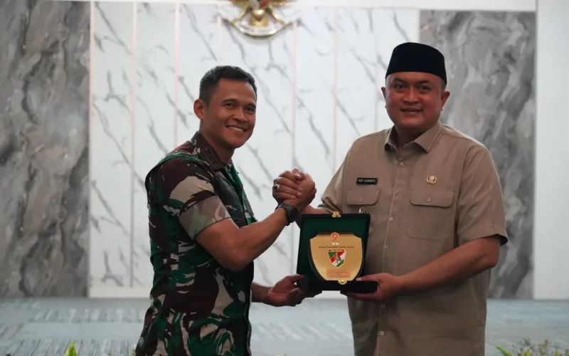 Latma Purkota TNI di Bogor, Disambut Rudy Susmanto