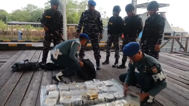 TNI Gagalkan Lagi Penyelundupan 48,54 Kg Sabu di Perairan Dumai