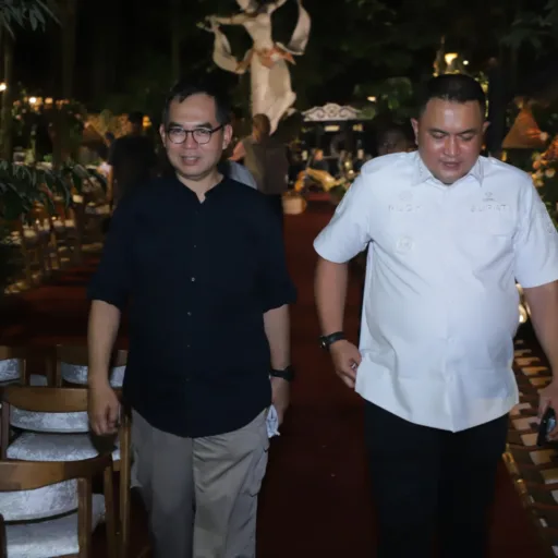 LPE Kabupaten Bogor Tertinggi ke-10, Rudy Susmanto Ikuti Rakor