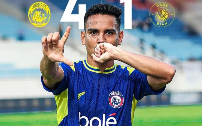 Arema FC Bungkam PSBS Biak 4-1 di Laga Perdana Super League