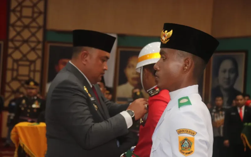 Bupati Bogor Kukuhkan 60 Anggota Paskibraka 2025