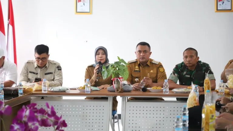 Bupati Bogor Pimpin Rapat Koordinasi Penanganan Banjir di Rancabungur
