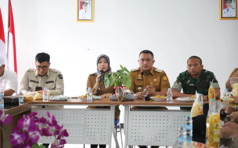 Bupati Bogor Pimpin Rapat Koordinasi Penanganan Banjir di Rancabungur