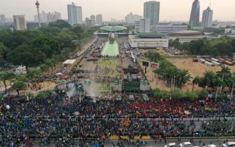 1.250 Personel Amankan Aksi di Depan DPR/MPR RI Hari Ini
