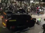 Rantis Brimob tabrak driver ojol saat demo