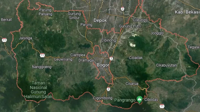 Kabupaten Bogor: Daftar 40 Kecamatan, 19 Kelurahan, 416 Desa