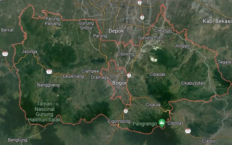 Kabupaten Bogor: Daftar 40 Kecamatan, 19 Kelurahan, 416 Desa