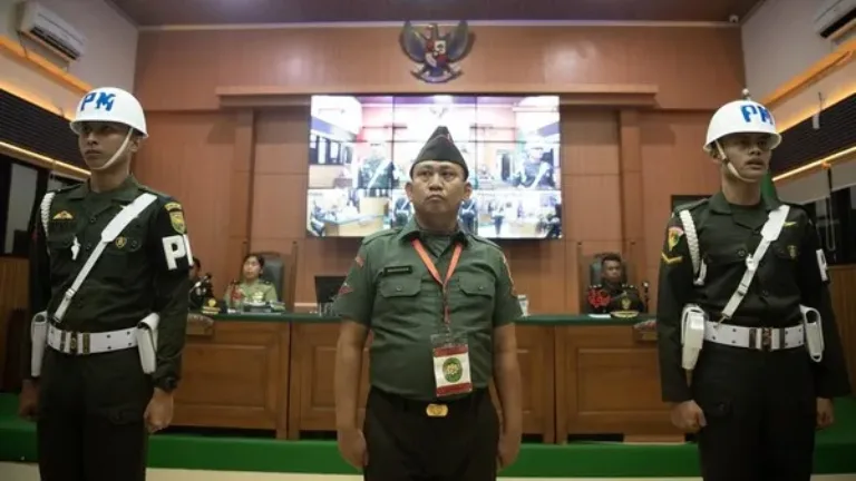 Kopda Bazarsah Divonis Hukuman Mati atas Penembakan Tiga Polisi di Lampung