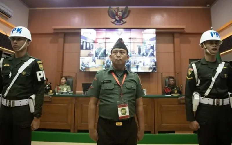 Kopda Bazarsah Divonis Hukuman Mati atas Penembakan Tiga Polisi di Lampung