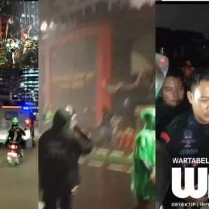 Situasi Mako Brimob Kwitang Memanas Usai Rantis Tabrak Ojol