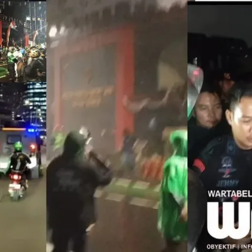 Situasi Mako Brimob Kwitang Memanas Usai Rantis Tabrak Ojol