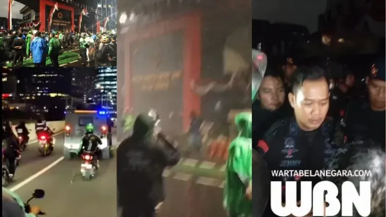 Situasi Mako Brimob Kwitang Memanas Usai Rantis Tabrak Ojol