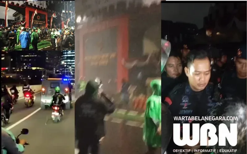 Situasi Mako Brimob Kwitang Memanas Usai Rantis Tabrak Ojol