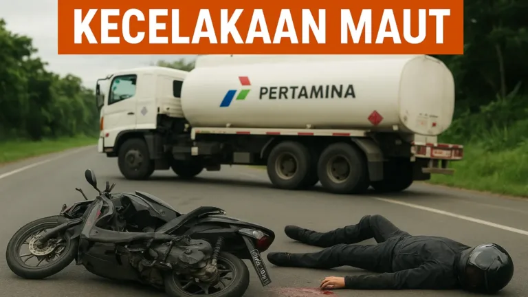 Kecelakaan Maut di Dramaga Bogor, Pengendara Motor Tewas Terlindas Truk