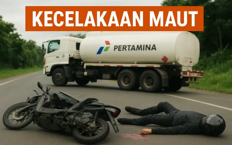 Kecelakaan Maut di Dramaga Bogor, Pengendara Motor Tewas Terlindas Truk
