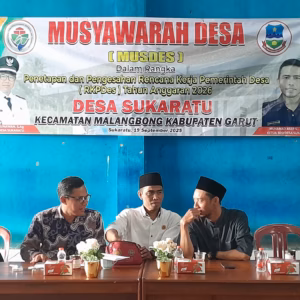 Desa Sukaratu Gelar Musyawarah Desa(MUSDES),Tetapkan RKPDes Tahun Anggaran 2026